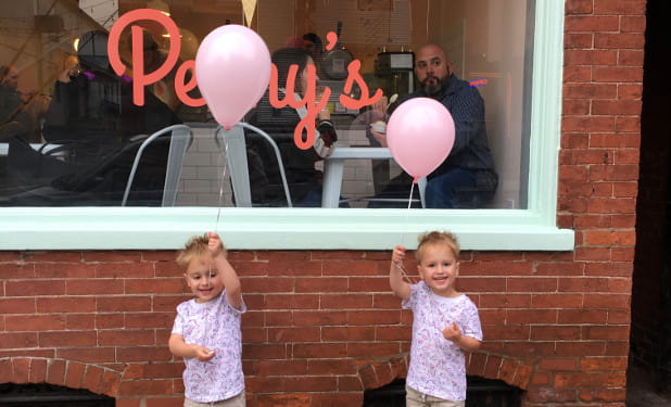 Kids at Penny's'